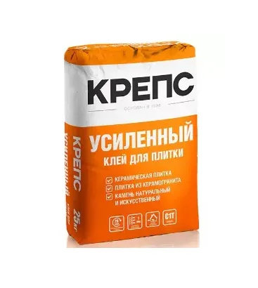 Клей для плитки  Усиленный , 25кг