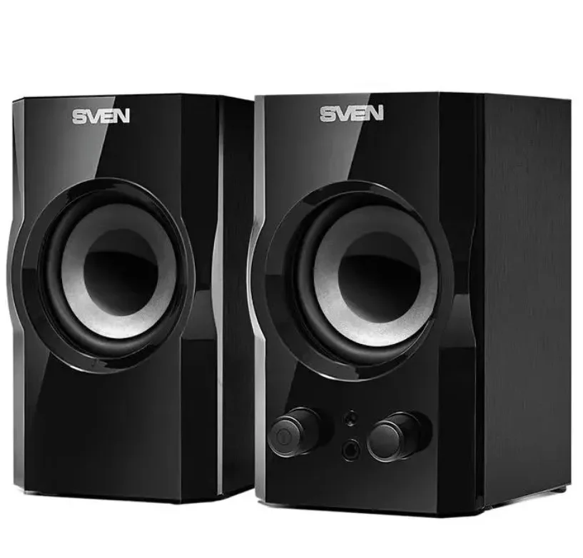 Колонки Sven SPS-606, 2.0, черный
