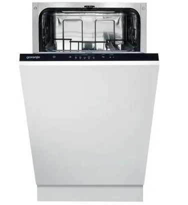 Встраиваемая посудомоечная машина Gorenje GV520E15, узкая, ширина 44.8см, полновстраиваемая, загрузка 9 комплектов