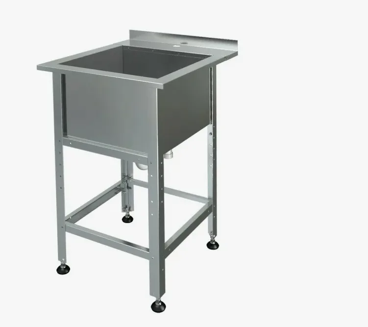 Ванна моечная односекционная — сварная мойка, 600х600х850