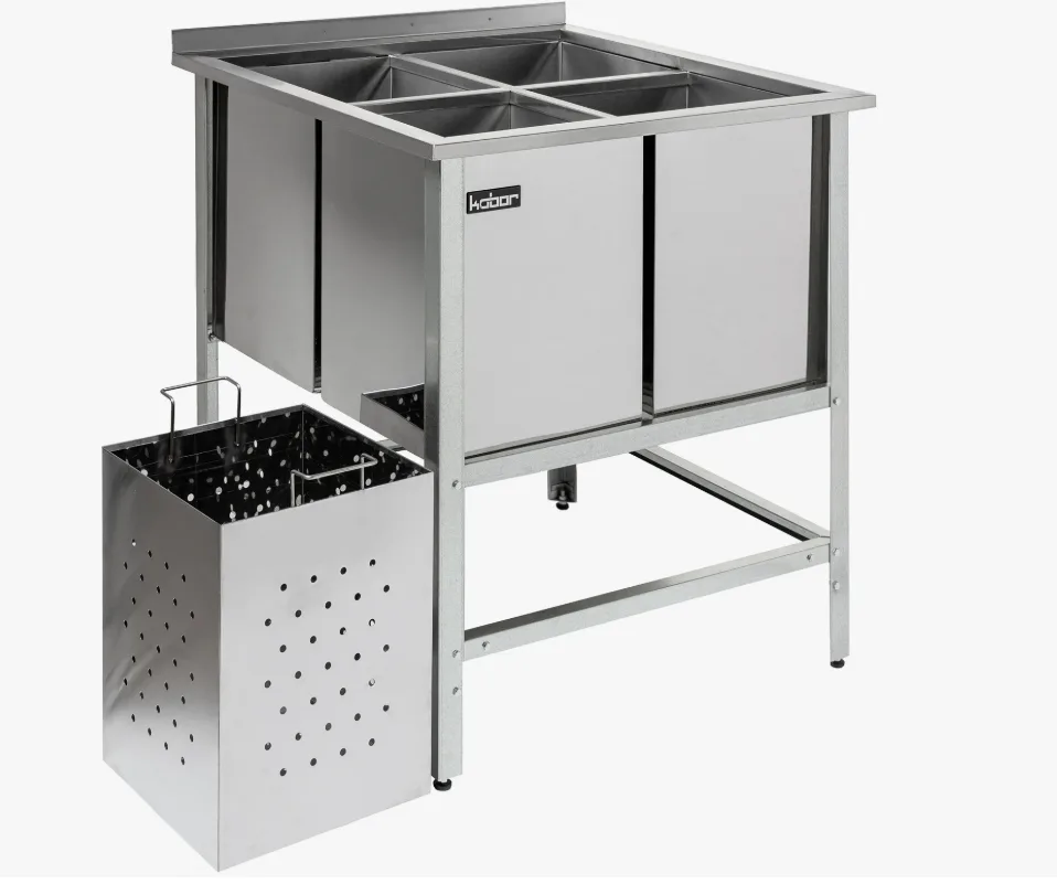 Ванна моечная для яиц -4(600х600х850) борт