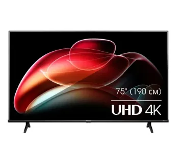 75" Телевизор Hisense 75A6K, DLED, 4K Ultra HD, черный, СМАРТ ТВ, Vidaa