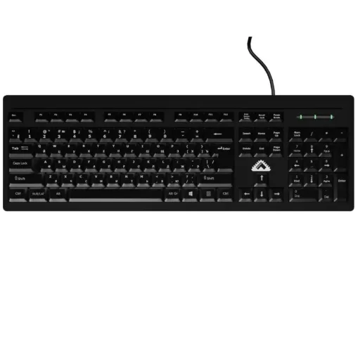 Клавиатура БЕШТАУ КЛ104РУ черная, проводная, USB, 1.8м