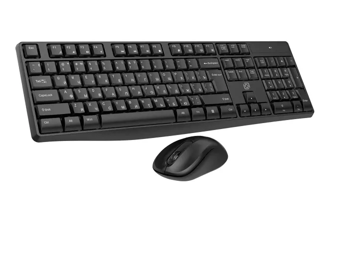 Комплект (клавиатура+мышь) Oklick S260W, USB, беспроводной