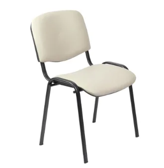 Стул офисный ИЗО бежевый, искусственная кожа