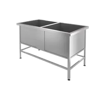 Ванна котломоечная двухсекционная 1500x800x860мм
