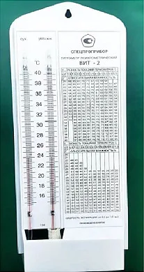 Гигрометр-психрометр ВИТ-2 (+15...+40°С, с поверкой)