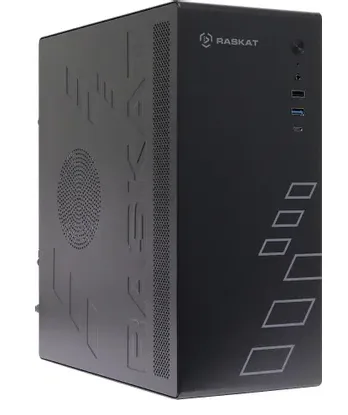Системный блок Intel Core i3 12100, DDR4 16ГБ, 480ГБ(SSD),, без ОПС, черный