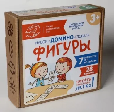 Набор "Домино-Глобал" "Фигуры", 28 деталей