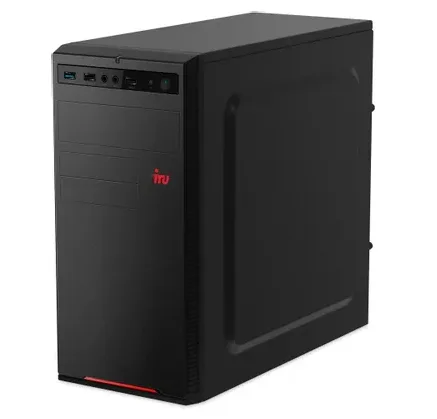 Компьютер, Intel Core i5 12400, DDR4 8ГБ, 256ГБ(SSD), Intel UHD Graphics 730, FreeDOS, черный