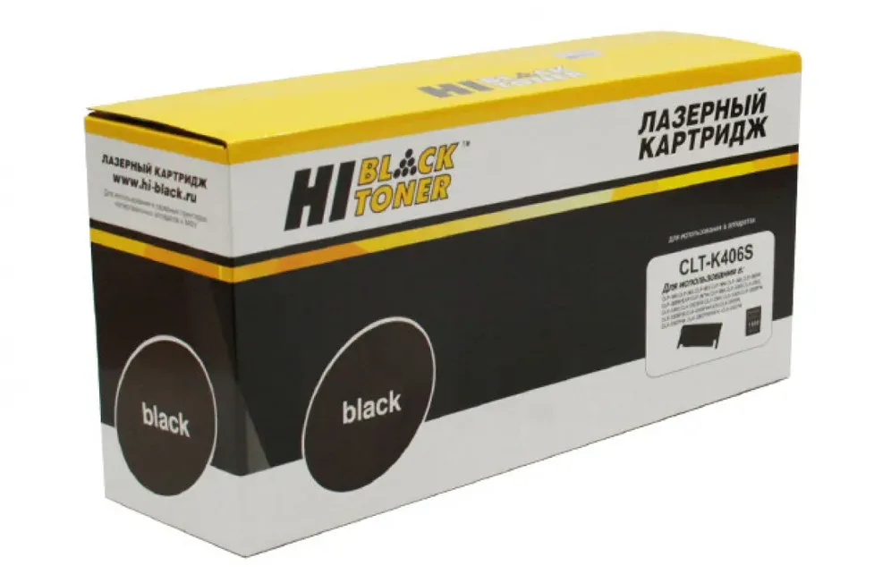 Тонер-картридж Hi-Black (HB-CLT-K406S) для Samsung CLP-360/365/368/CLX-3300/3305, Bk, 1,5K