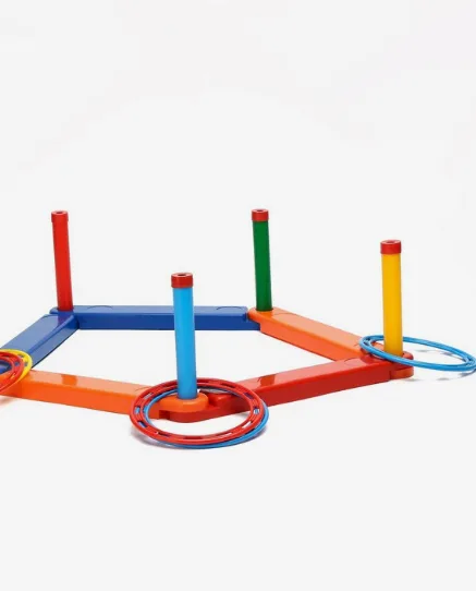 Кольцеброс, ( 5 стоек, 5 колец ) игра