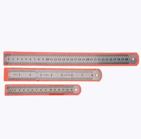 Набор линеек металлических 3 шт: 15 см, 20 см, 30 см