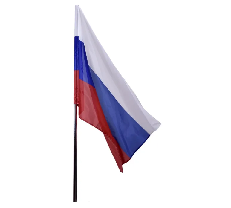 Флаг РФ 100х150 см, сетка, цветность 4+4