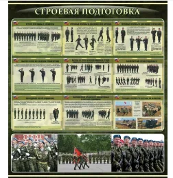 Стенд Строевая подготовка 800х900мм