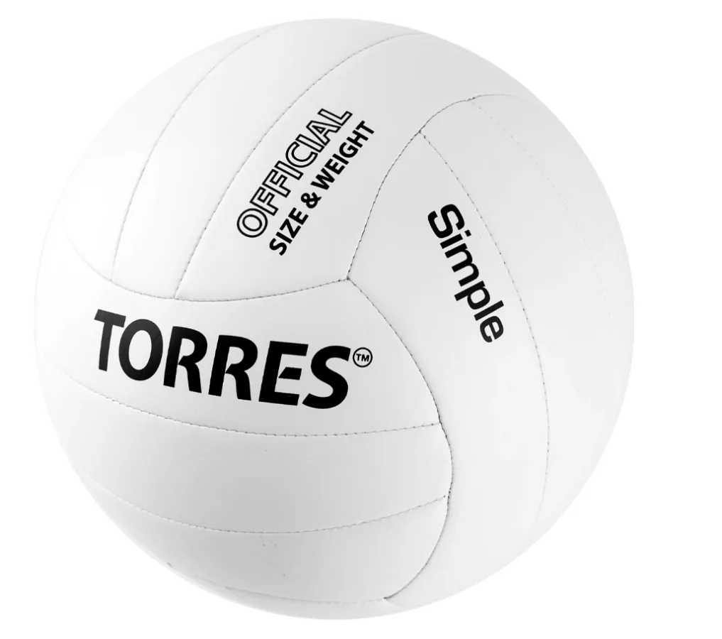 Мяч волейбольный TORRES Simple, размер 5