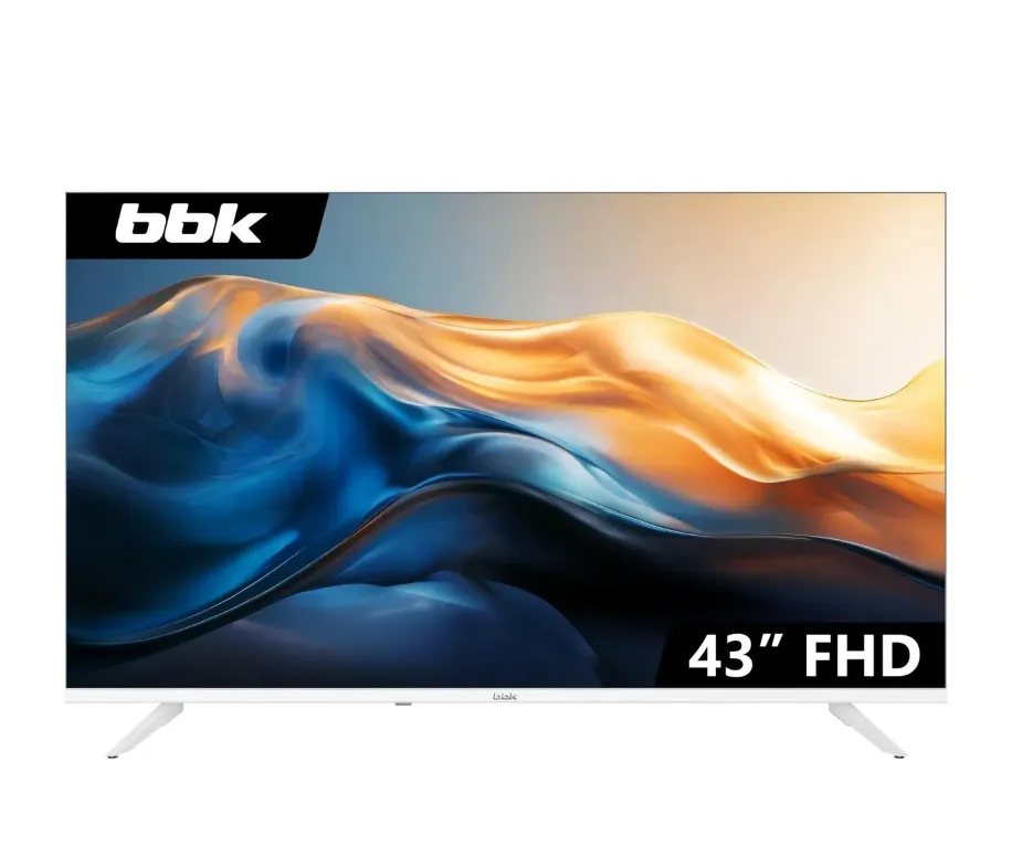 43" Телевизор BBK  FULL HD, белый