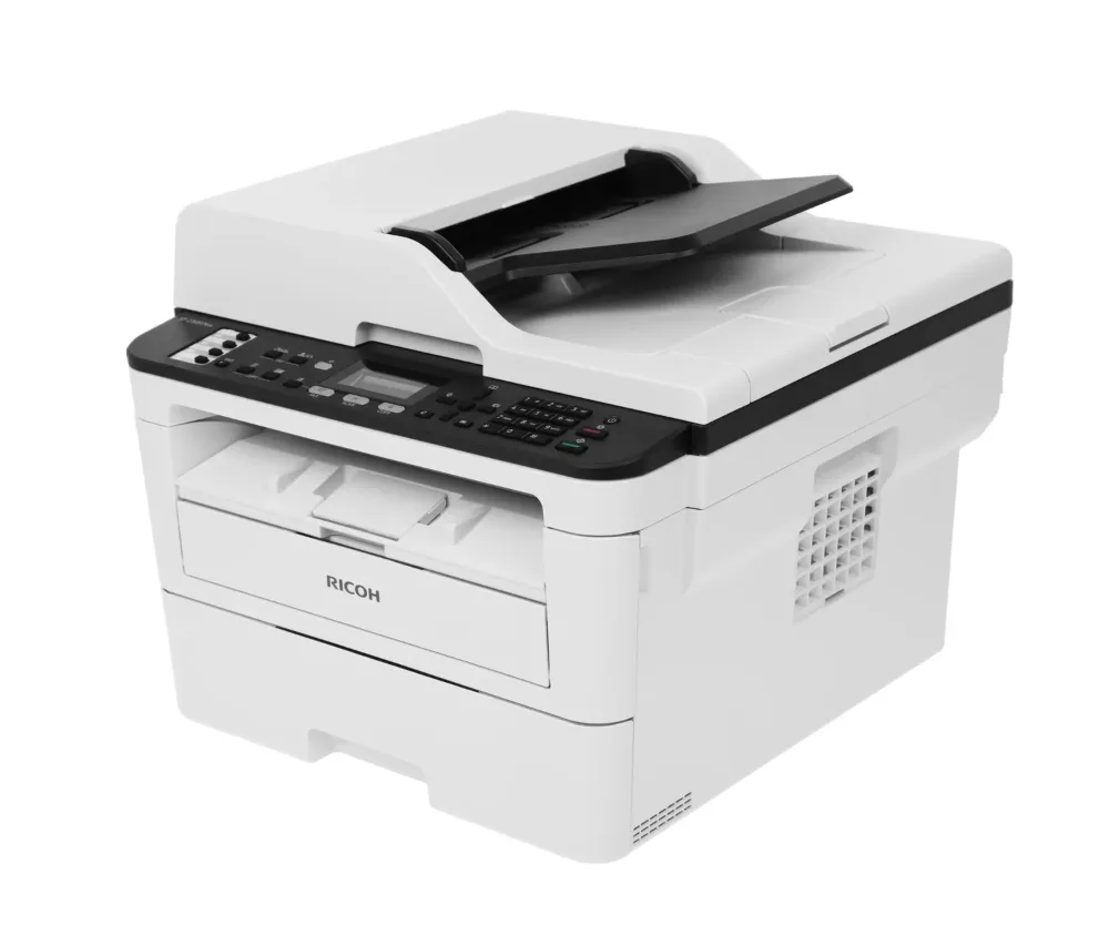 МФУ лазерный Ricoh черно-белая печать, A4