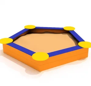 Песочница пятигранная 2100*300*2100