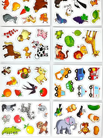 Развивающие игры на магнитах тема - окружающий мир.