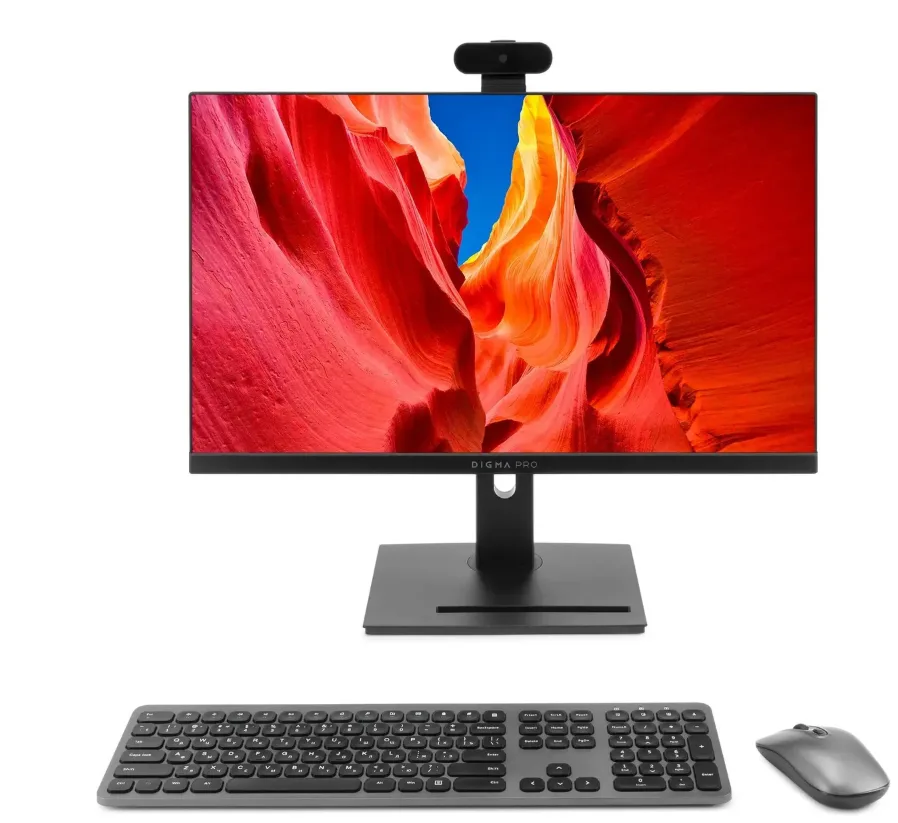 23.8" Моноблок DIGMA PRO Vision, Intel Core i5 1235U, 16ГБ DDR4, 512ГБ SSD, Windows 11 Pro, черный