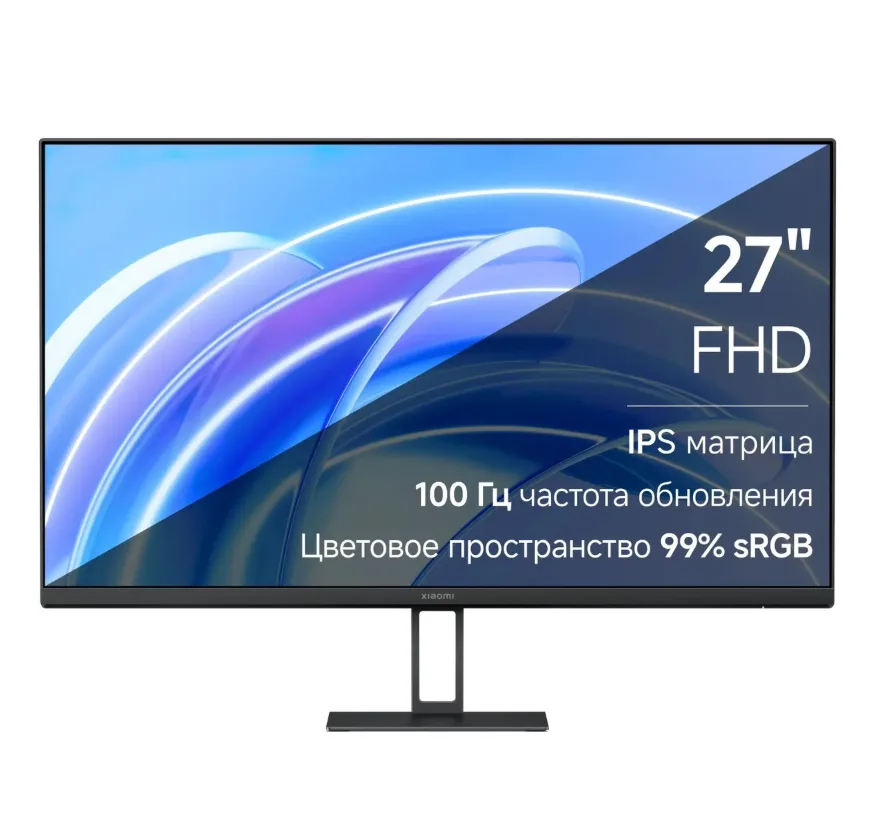 27" Монитор Xiaomi, 1920x1080, IPS, 100Гц, 1хHDMI, 1хDP, черный