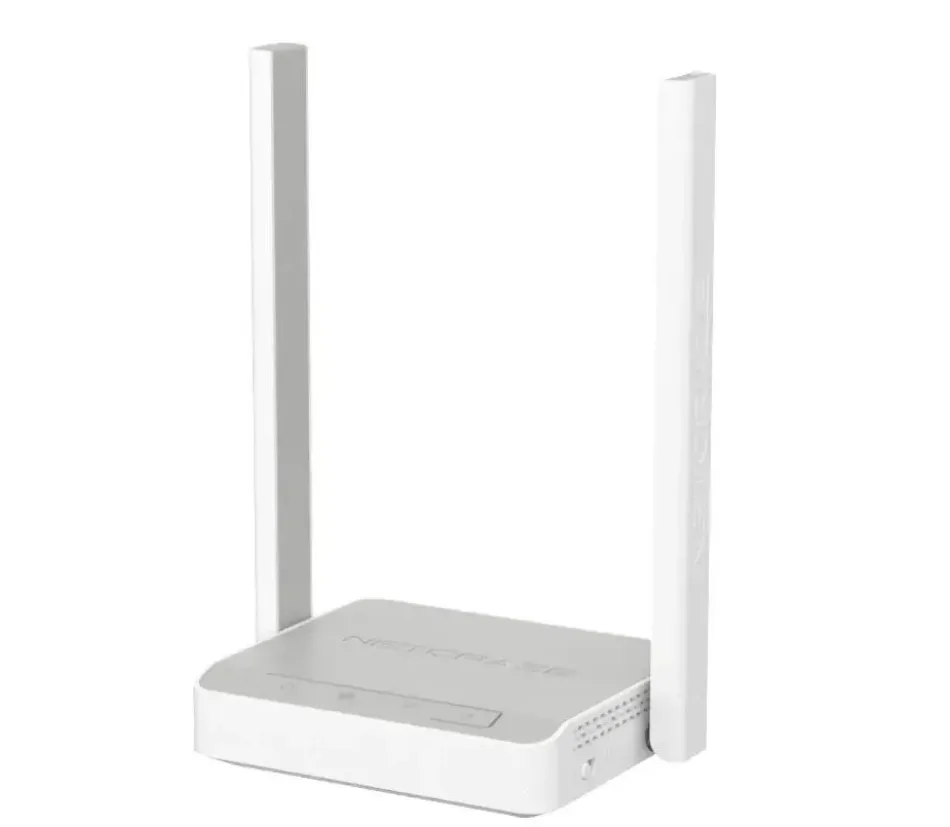Wi-Fi роутер KEENETIC Netcraze Start, Wi-Fi 4, N300, 2.4ГГц, 4 WAN/LAN, белый