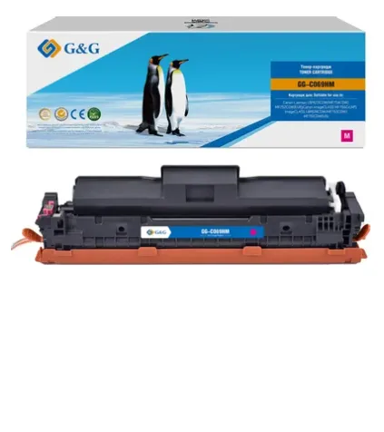 Картридж G&G , 069H Cyan, голубой