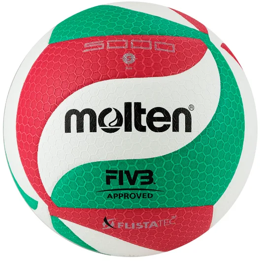Мяч волейбольный MOLTEN V5M5000-DE, ПУ Microfiber, FIVB Approved