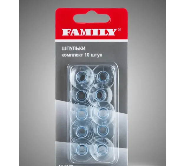 Набор универсальных шпулек Family (10шт/уп)