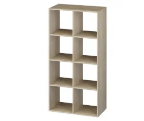 Стеллаж, 8 ячеек, 1164х250х580, ясень анкор светлый