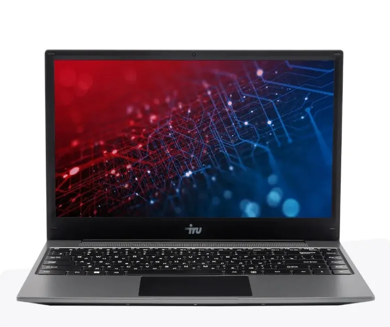 Ноутбук iRU Tactio 14", IPS, AMD Ryzen 3 3200U 2.6ГГц, 2-ядерный, 8ГБ DDR4, 512ГБ SSD, AMD Radeon Vega 3, FreeDOS, серый