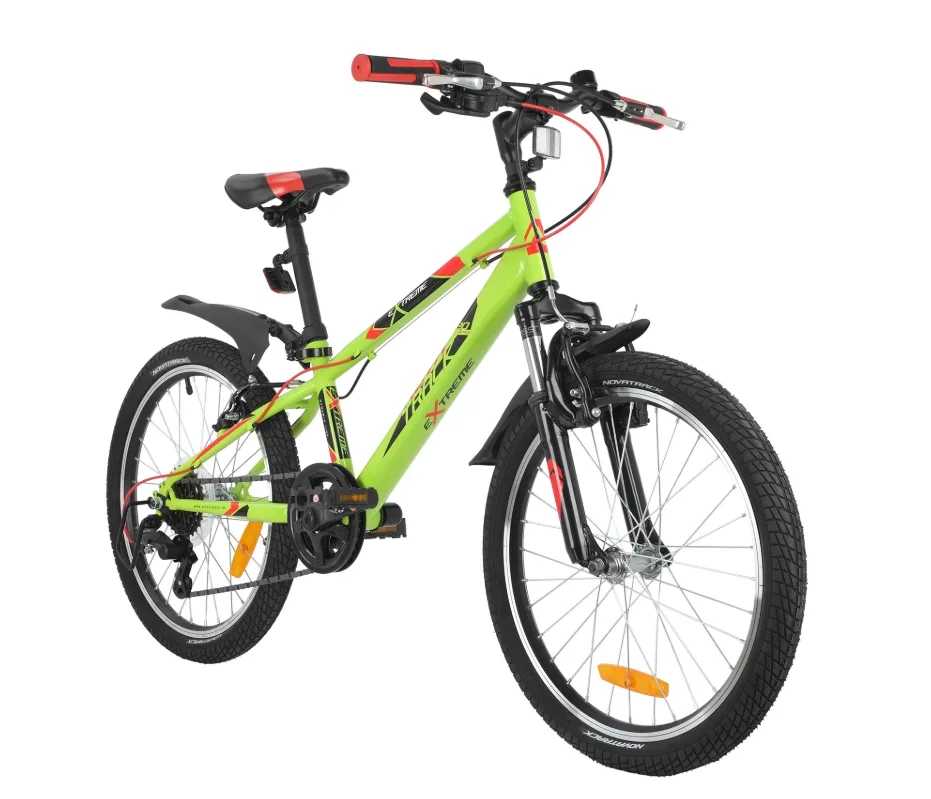 Велосипед 20" Novatrack EXTREME, зелёный