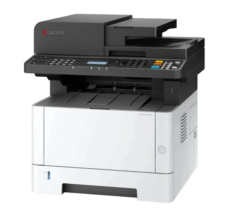 МФУ лазерное Kyocera Ecosys черно-белая печать, A4, белый