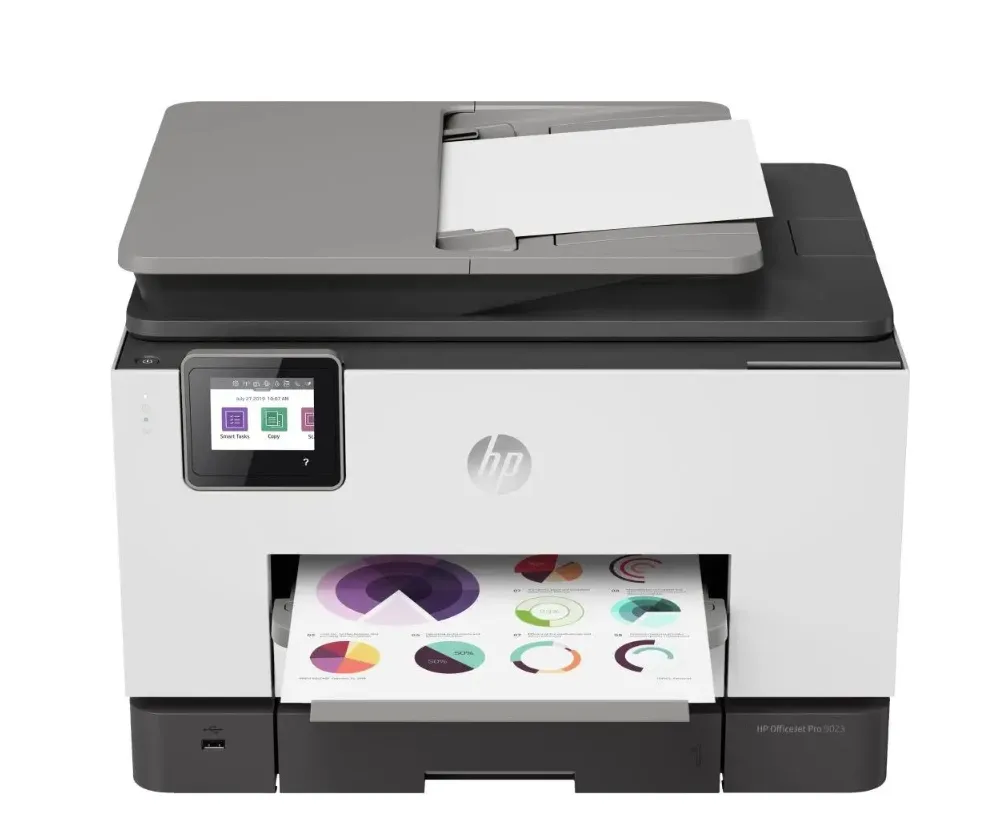 МФУ струйное HP Officejet цветная печать, A4, белый