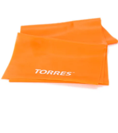 Эспандер TORRES латексная лента 120х15 см, сопротивление 4 кг