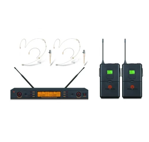 Arthur Forty U-9300B UHF PSC двухканальная радиосистема UHF с двумя оголовьями, переключаемые частоты
