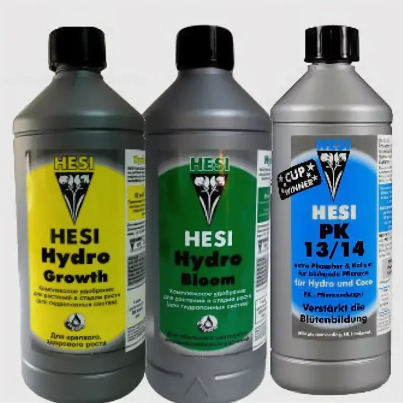 Комплект минеральных удобрений на весь цикл для ГИДРОПОНИКИ от Hesi