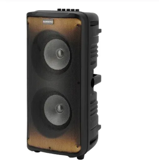 Музыкальный центр SunWind, 60Вт, с караоке, Bluetooth, FM, USB, SD/MMC, черный
