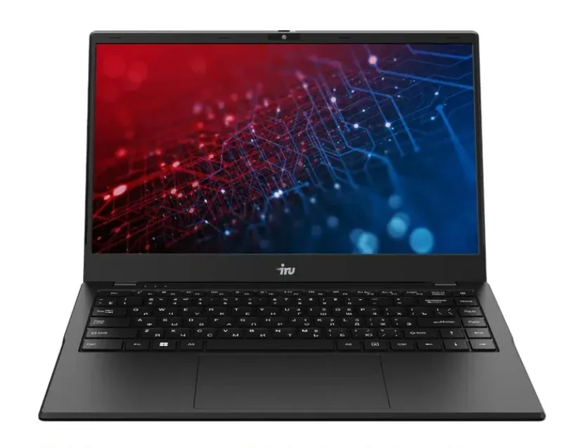 Ноутбук iRU 14", IPS, Intel N100 0.8ГГц, 4-ядерный, 8ГБ