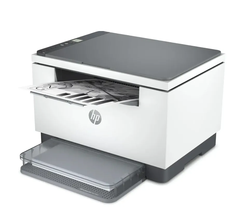МФУ лазерное HP Laser черно-белая печать, A4, белый