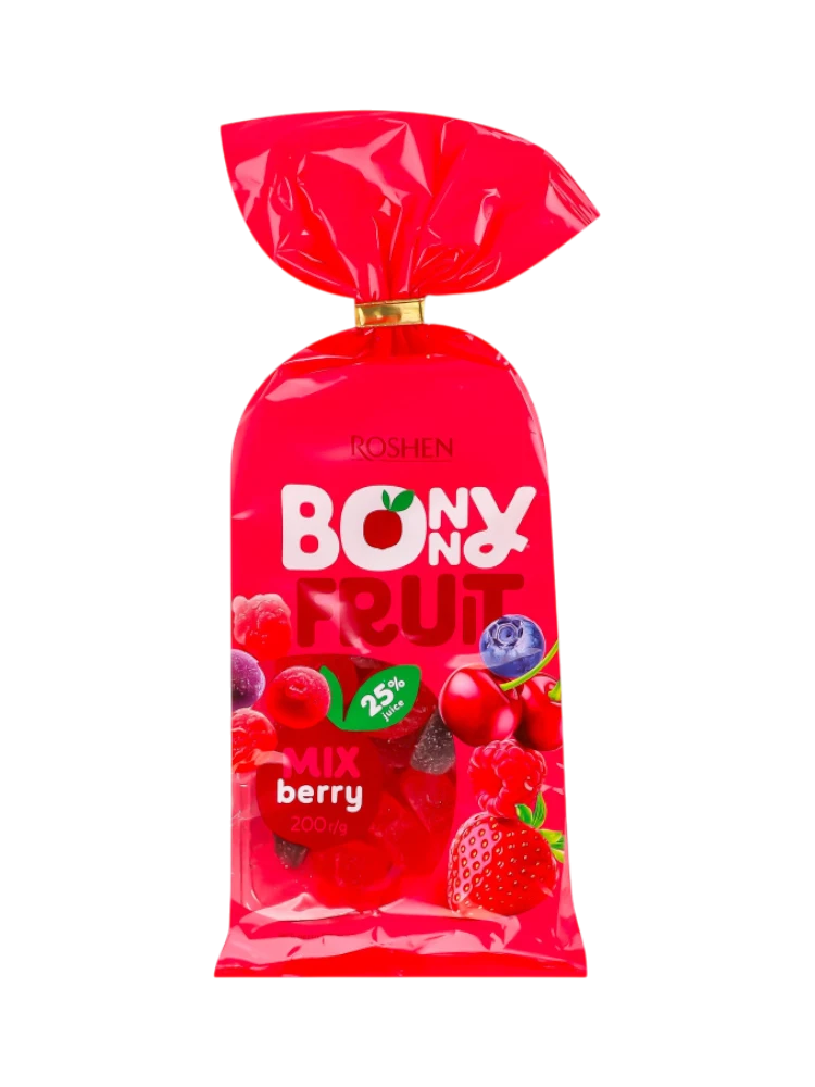 Желейные конфеты Bonny-Fruit ягодный микс  200г /18шт