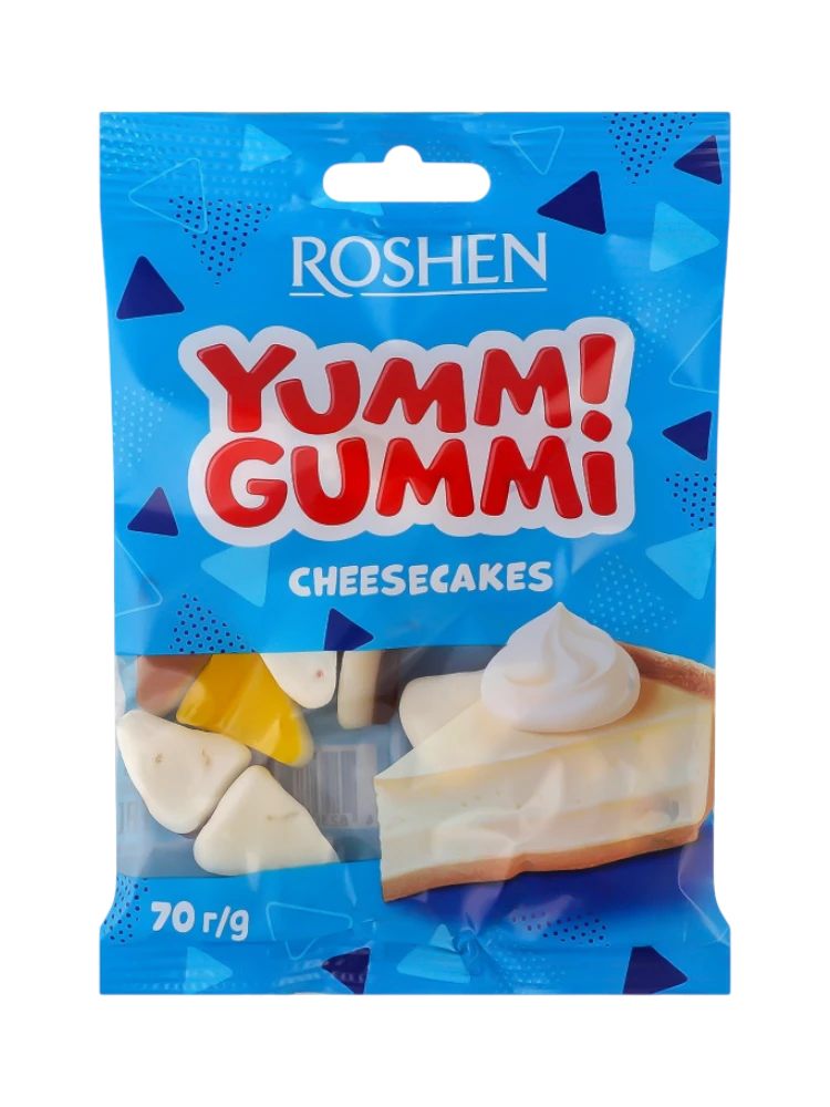 Желейные конфеты Yummi Gummi Cheesecakes 70г /22шт