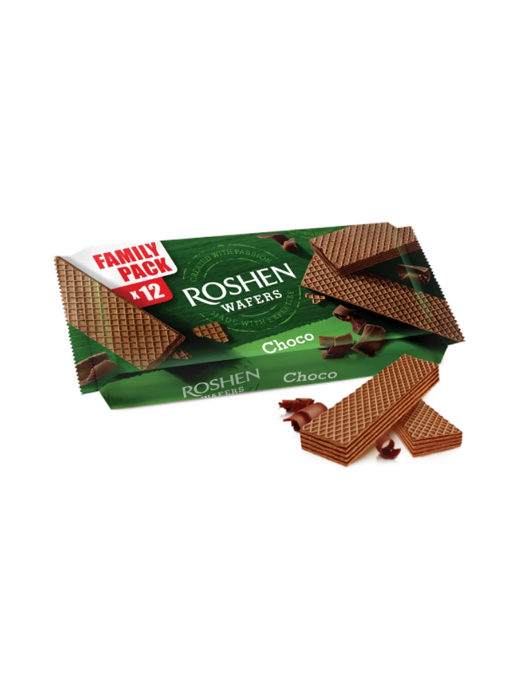 Wafers с какао и начинкой крем-какао 216 (16 шт)