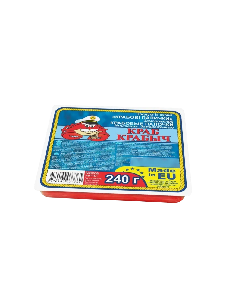 КРАБОВЫЕ ПАЛОЧКИ VICI 240Г КРАБЫЧ 