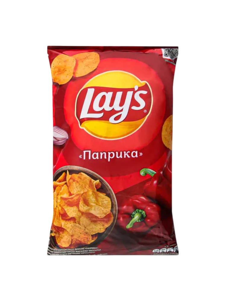 ЧИПСЫ LAYS ПАПРИКА 140Г 