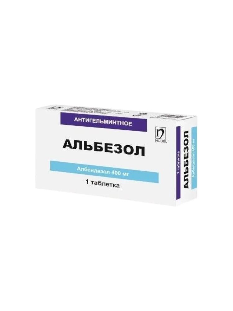 Альбезол  400 мг № 1  таб.