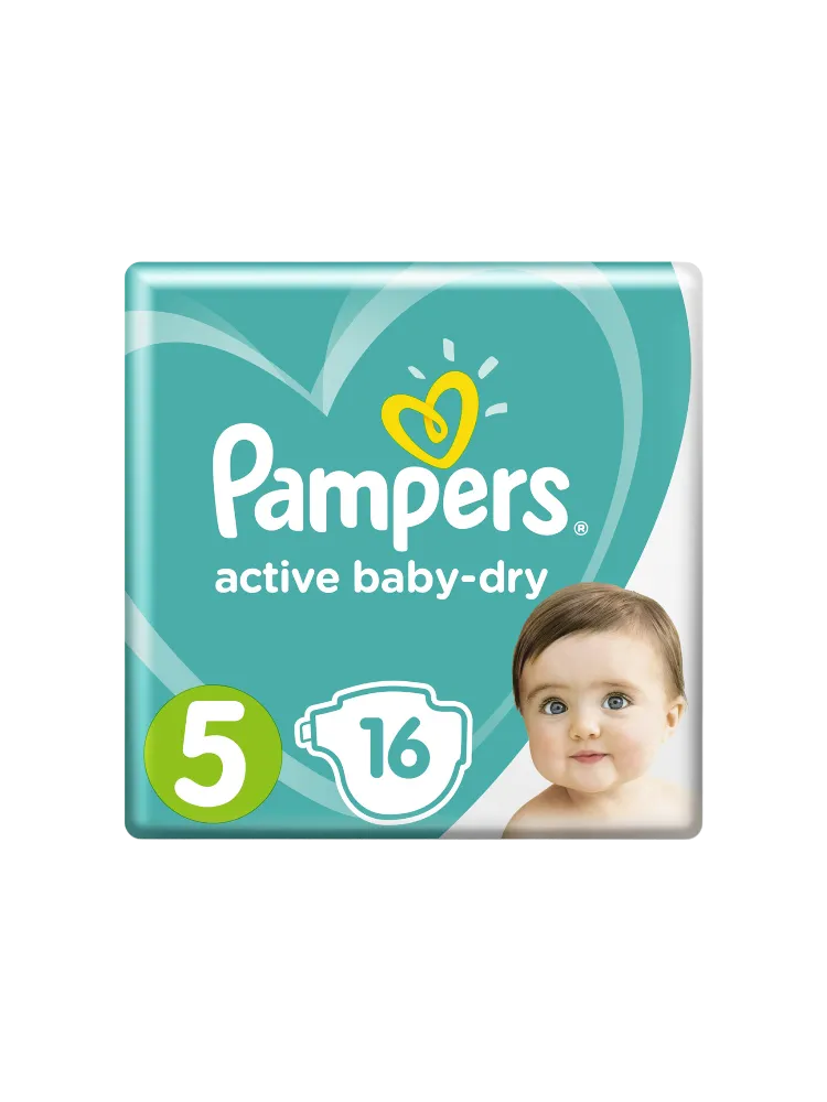 Подгузники Pampers Activ Baby Dry Junior  №16