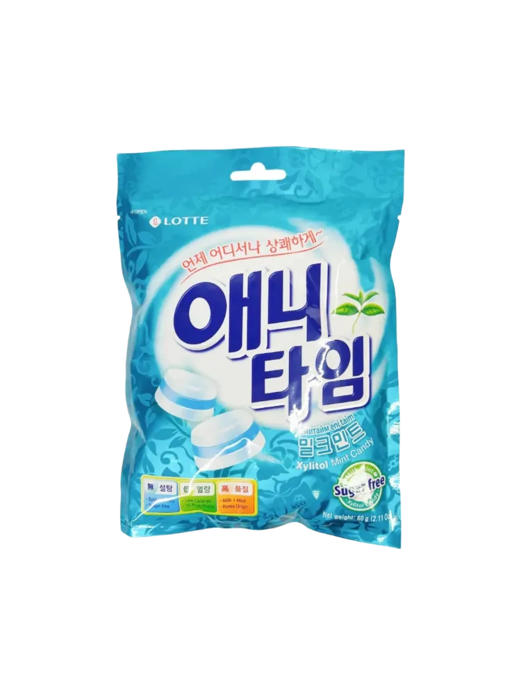 Карамель Anytime Milk Mint Xylitol 60гр