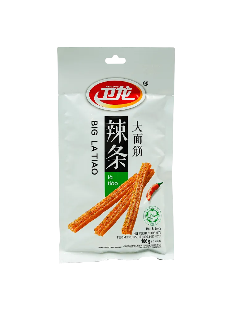 Снек латяо Weilong Big Latiao Hot & Spicy 106g - фото 2